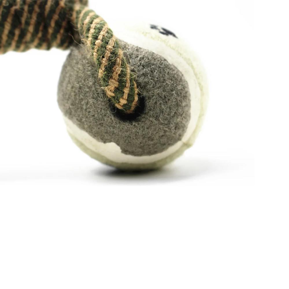 Tennis Ball Rope Dogs Toy - Dog Rope Toy