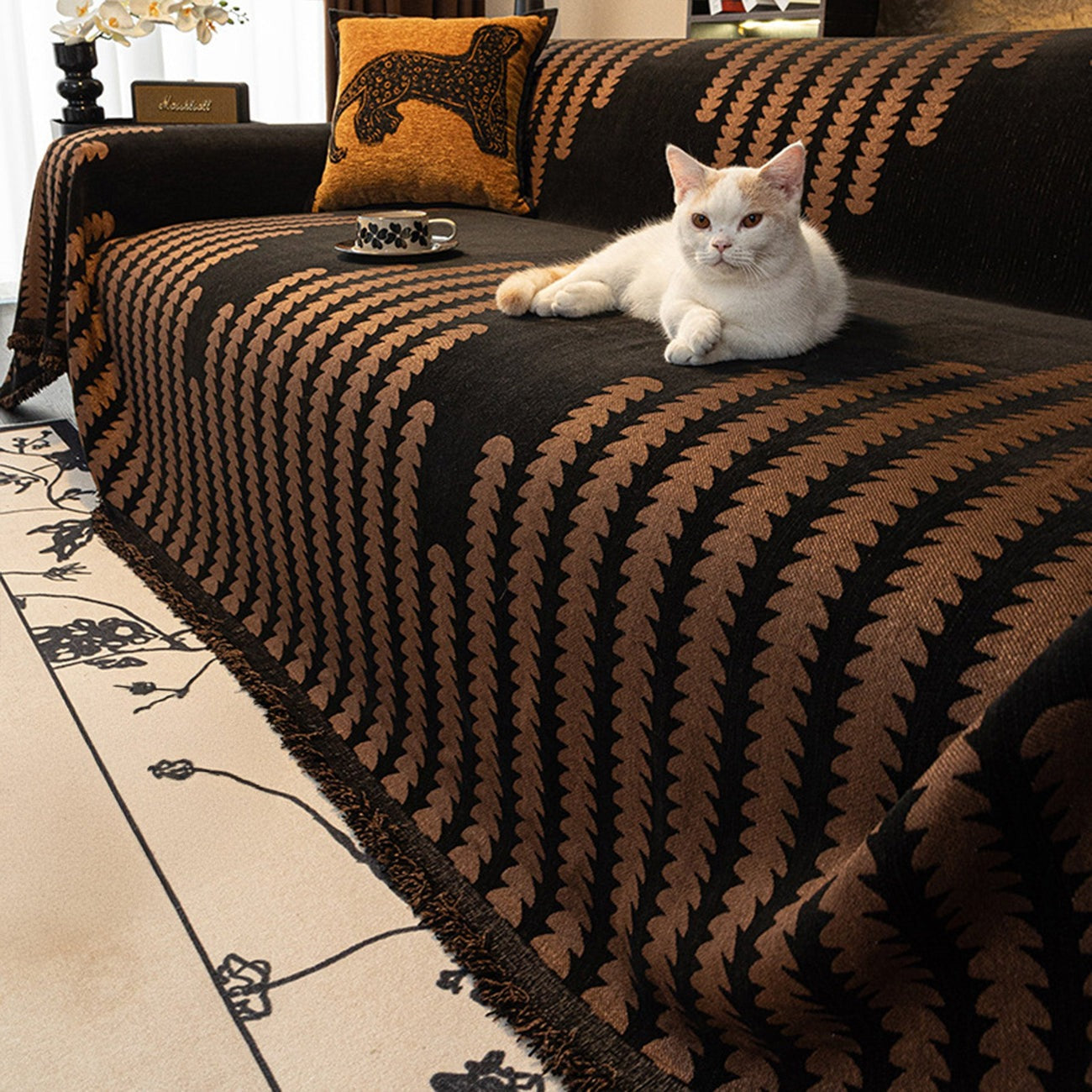 Durable Water-Repellent Luxury Furniture Slipcover