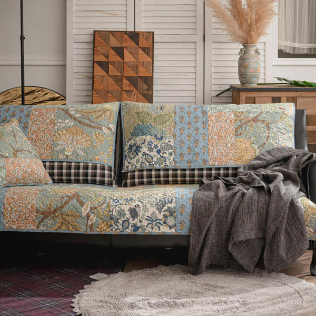 Luxurious Fabric Couch Slipcover - Peties