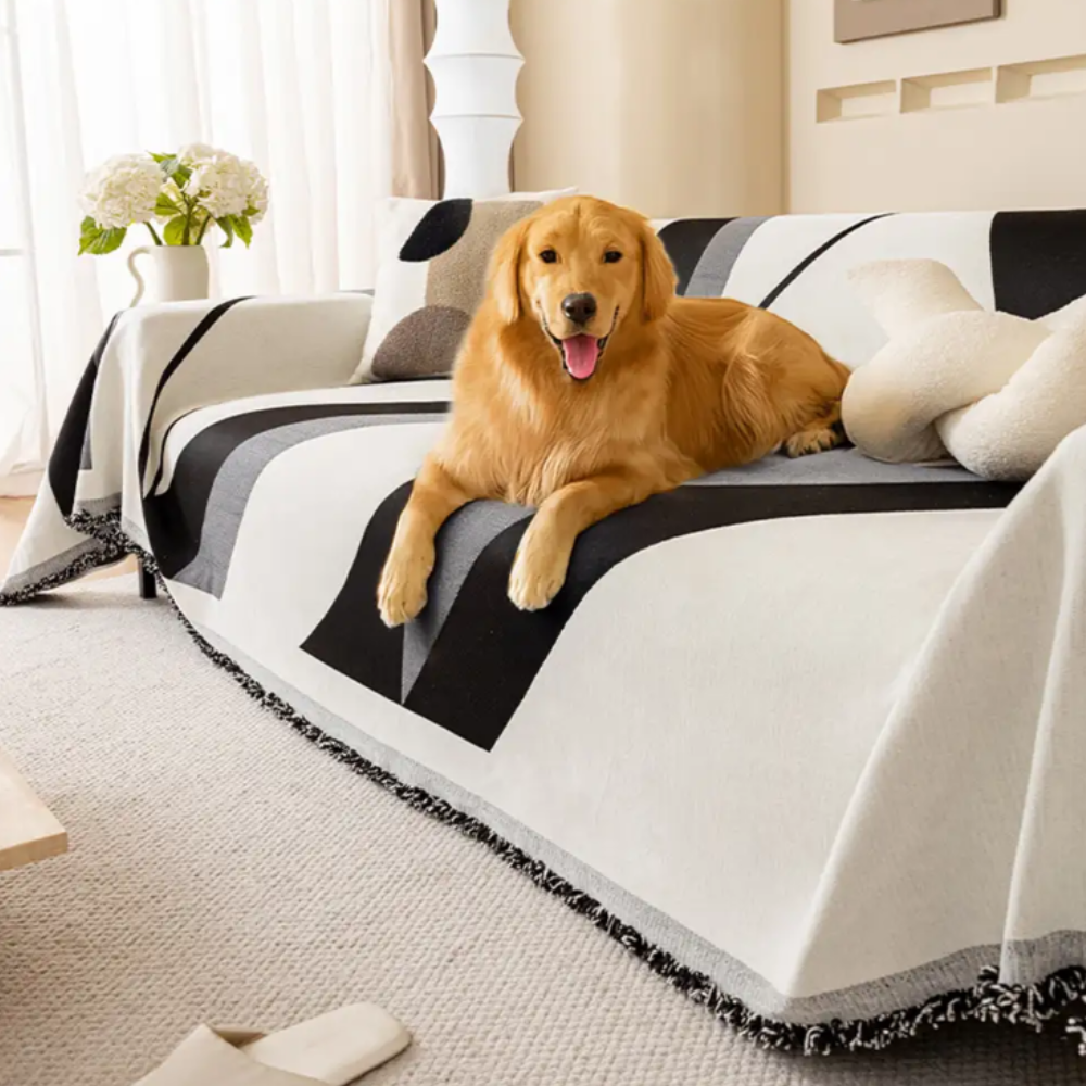 Soft Plush Velvet Couch Slipcover - Peties