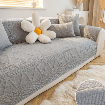 Faux Leather Sofa Slipcover