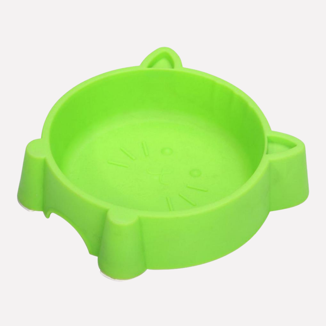 Green Cat Food Bowl - Eco Friendly Pet Dish