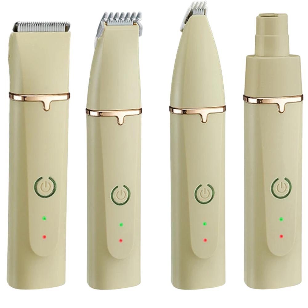 4-in-1 Professional Dog Grooming Clippers – Trim, Grind, Comb & Clean