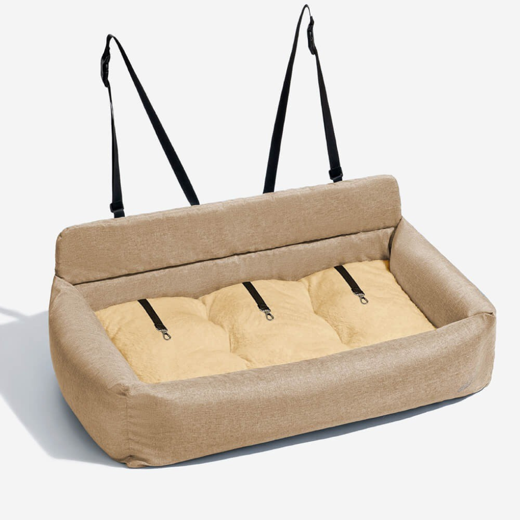 Comfy Waterproof Pet Car Seat Cover Bed