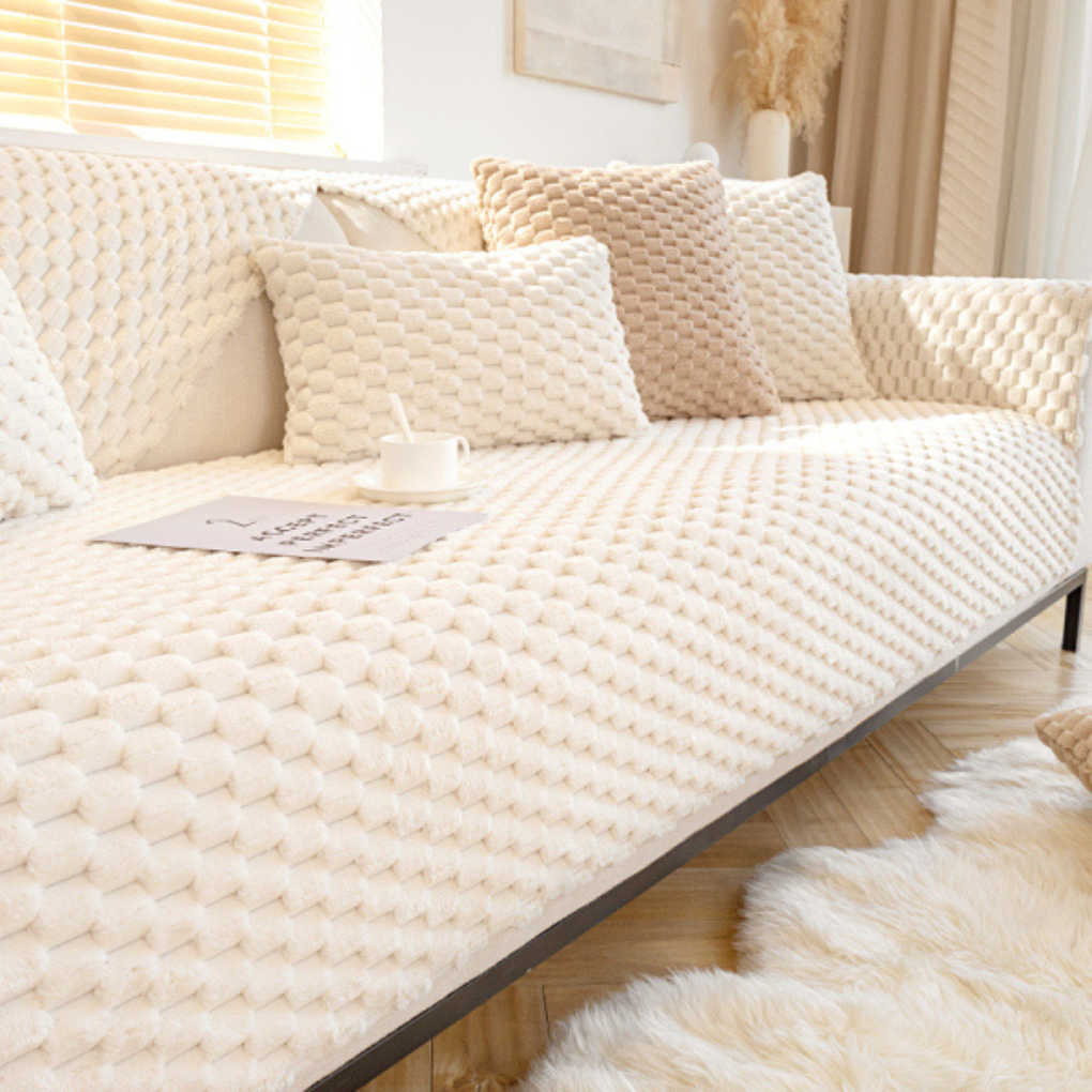 Soft Fuzzy Anti-Slip Couch Cover
