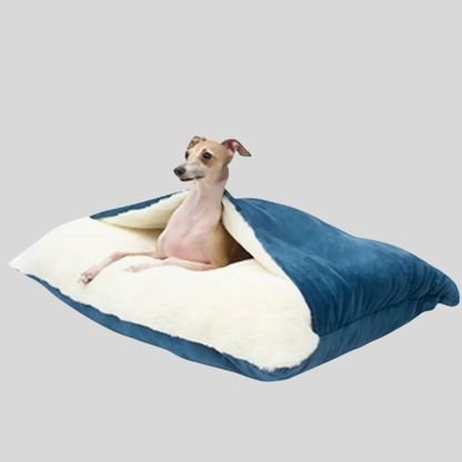 Plush Dog Bedding – Soft Pet Sleeping Bag