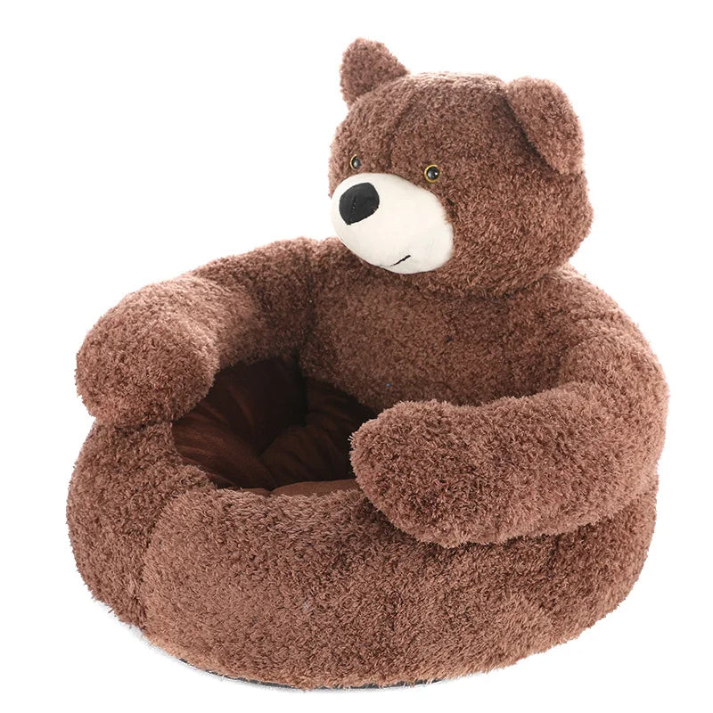 Detachable Cuddle Bear Dog & Cat Bed