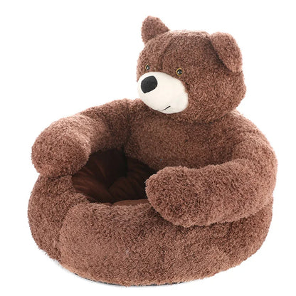 Detachable Cuddle Bear Dog & Cat Bed