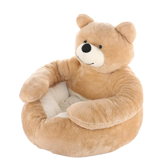 Detachable Cuddle Bear Dog & Cat Bed