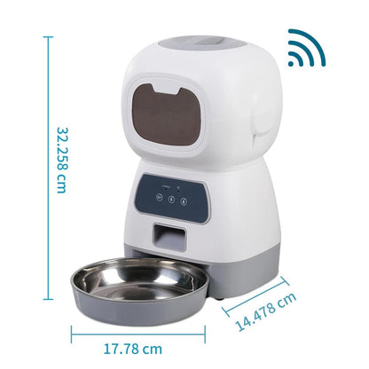 3.5L Automatic Pet Feeder – Programmable Food Dispenser for Cats and Dogs