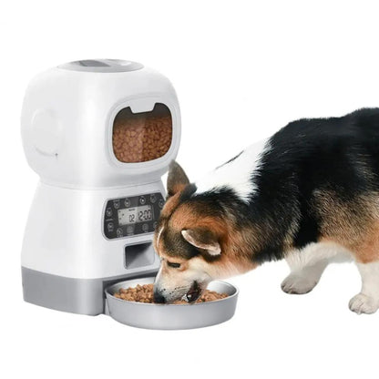 3.5L Automatic Pet Feeder – Programmable Food Dispenser for Cats and Dogs