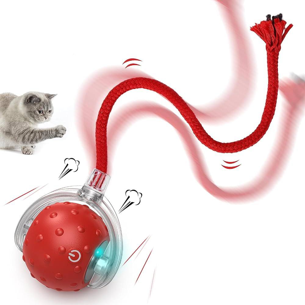 Interactive Rolling Ball Cat Toy – Engaging Play for Your Feline Friend