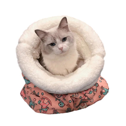 Cat Sleeping Bag - Plush Cat Nest