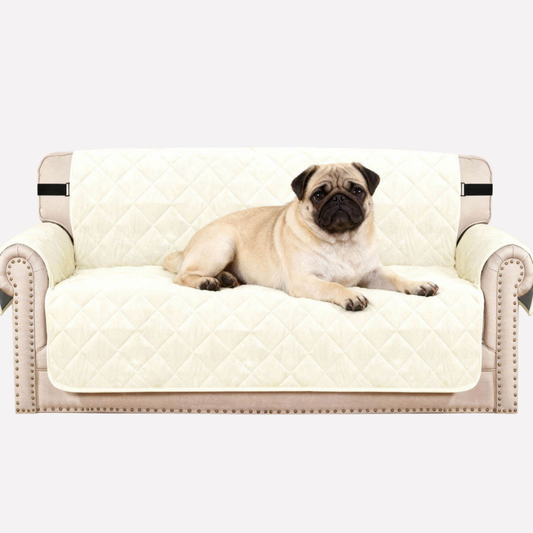 Plush Faux Leather Couch Protector - Peties