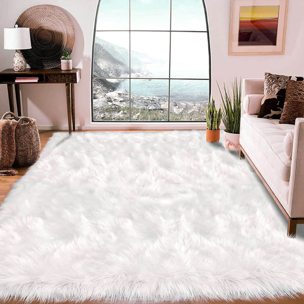 Big Plush Wool Area Rug