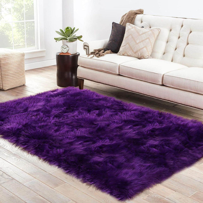 Plush Artificial Sheepskin Floor Mat