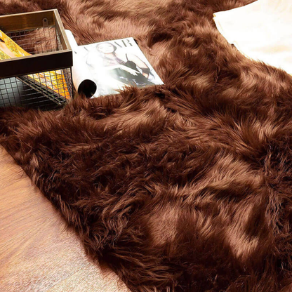 Plush Artificial Sheepskin Floor Mat