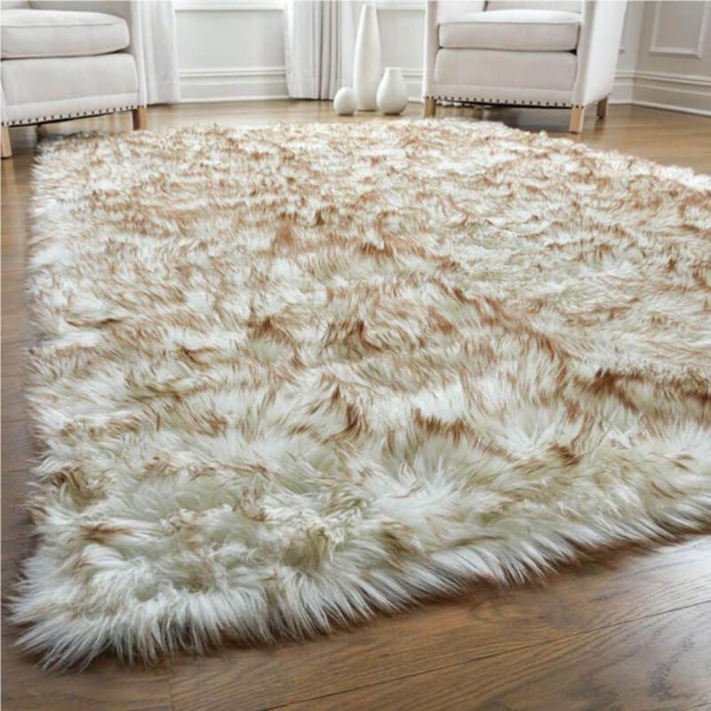 Plush Artificial Sheepskin Floor Mat