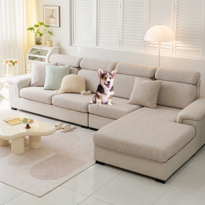 Natural Fiber Sofa Slipcover - Peties