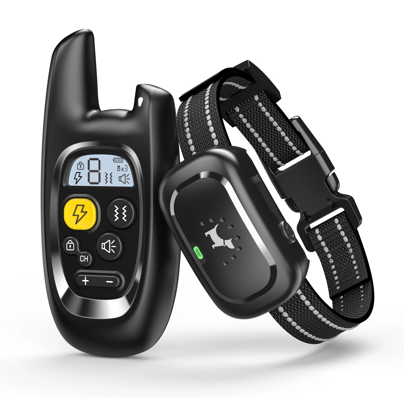 Effective Dog Bark Collar with Remote Vibration Trainer - Peties