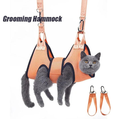 Dog & Cat Grooming Hammock – Secure Holder for Stress-Free Grooming