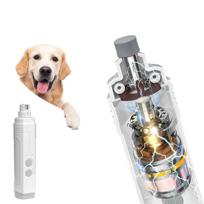 LED Rechargeable Dog Nail Clipper – Precision Cat Nail Grinder