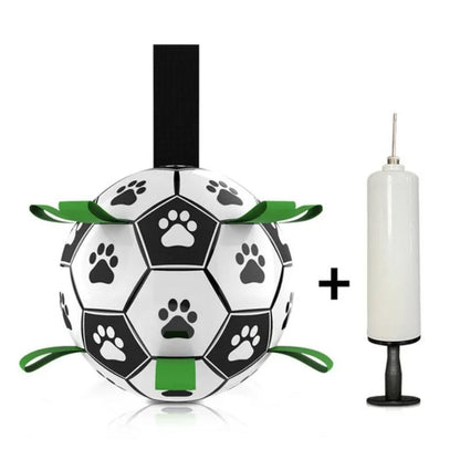 Dog Soccer Ball with Straps - Dog Toy