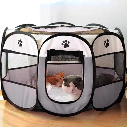 Octagonal Foldable Cat and Dog Tent