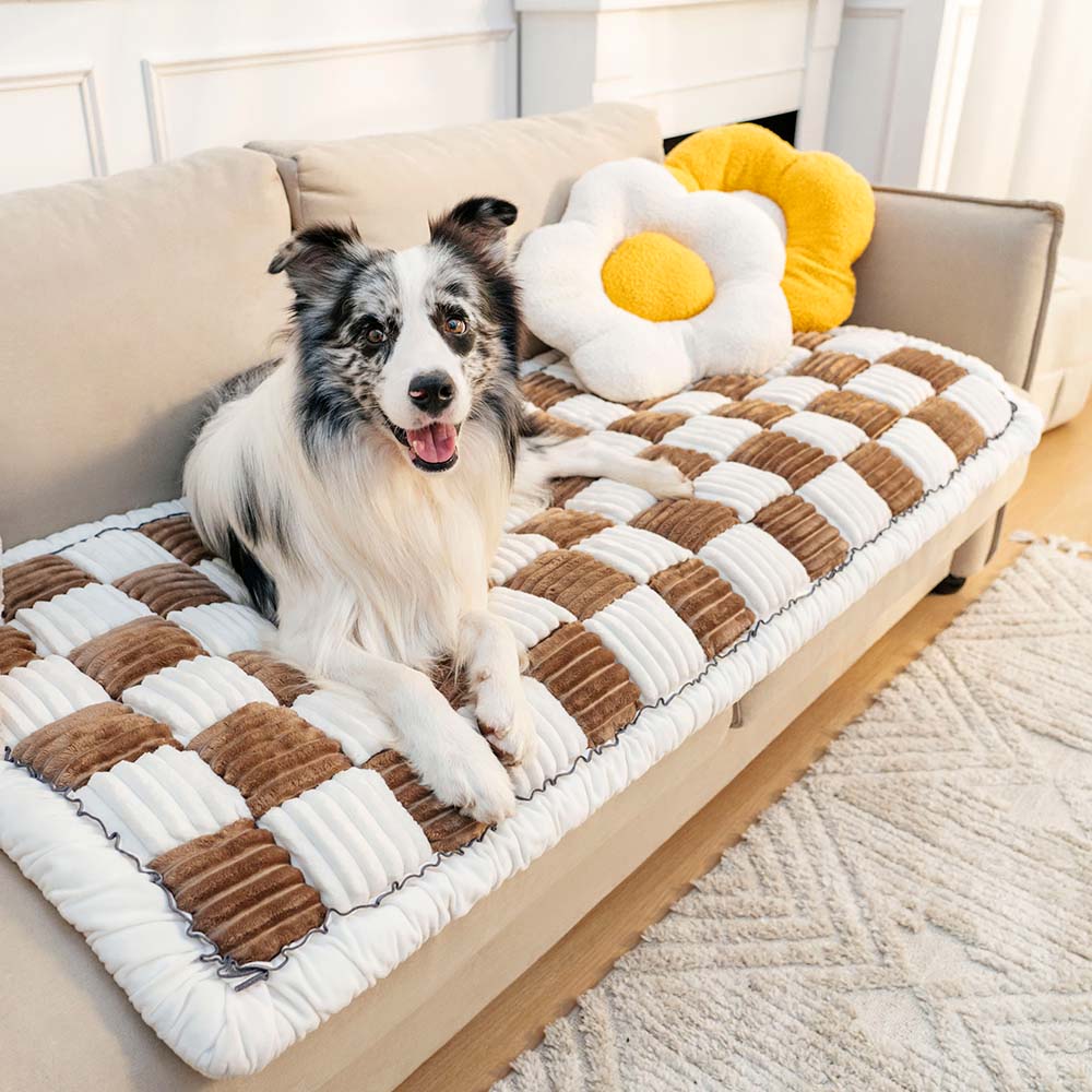 Soft Plush Pet Bed Blanket & Sofa Protector