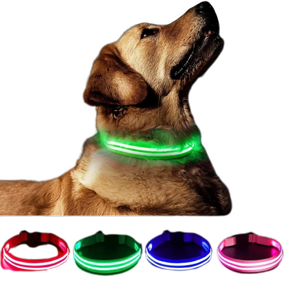 LED Glowing Dog Collar - Dog Tactical Collar