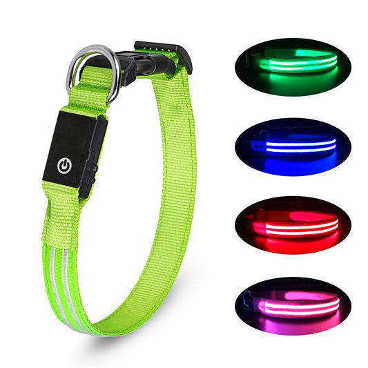 LED Glowing Dog Collar - Dog Tactical Collar