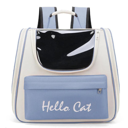 Cat Carrier Backpack - Breathable Outdoor Cat Bag