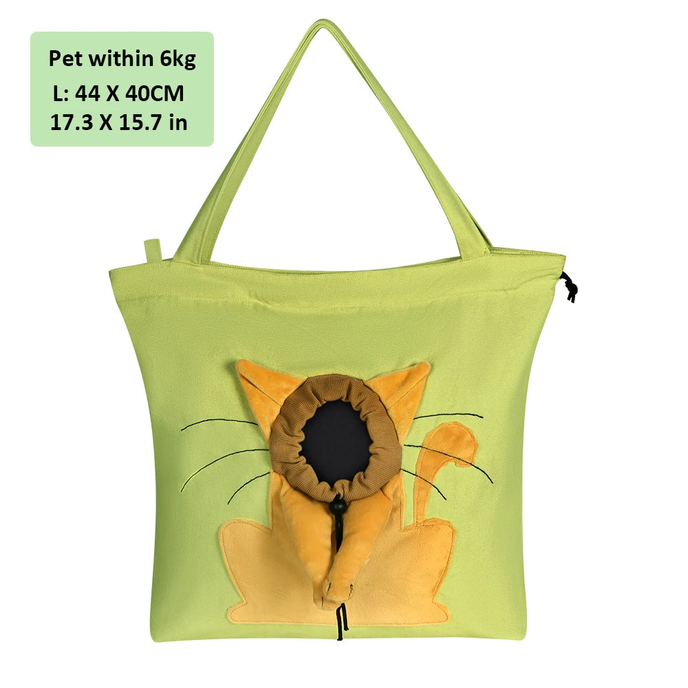 Shoulder Bag for Cats and Dogs - Canvas Cat bag