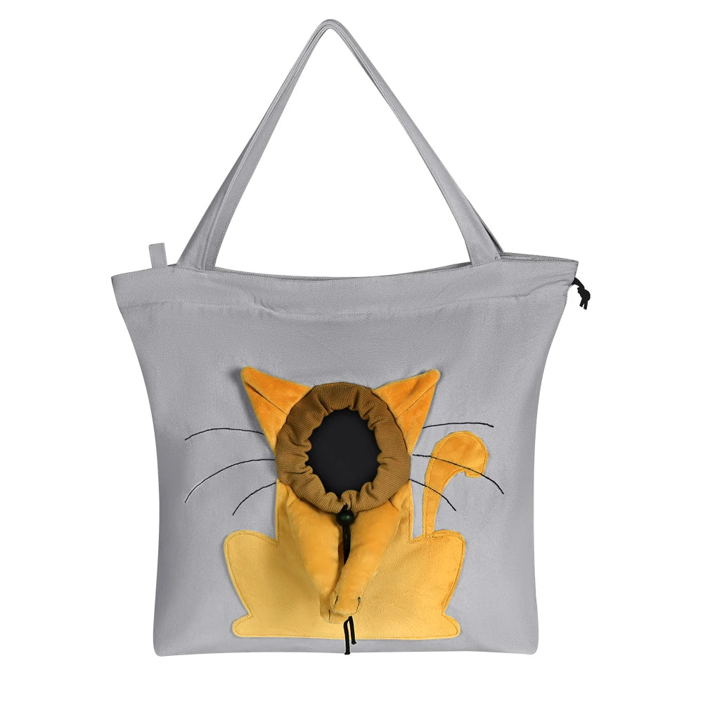 Shoulder Bag for Cats and Dogs - Canvas Cat bag