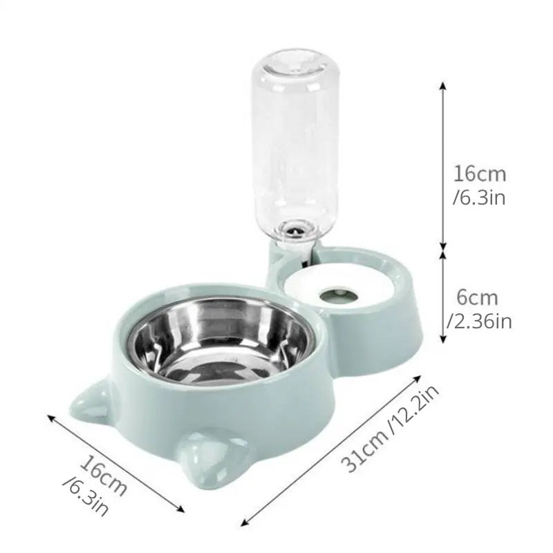 Container Bowl for Dogs and Cats - Cat Water Fountain