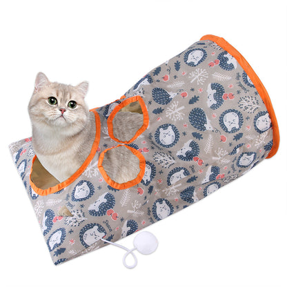 Portable Cat Tunnel Bag - Interactive Cat Toy