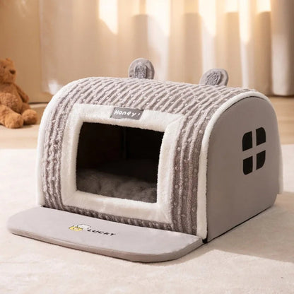 Comfy Pet Hideaway Dog Bed Hut