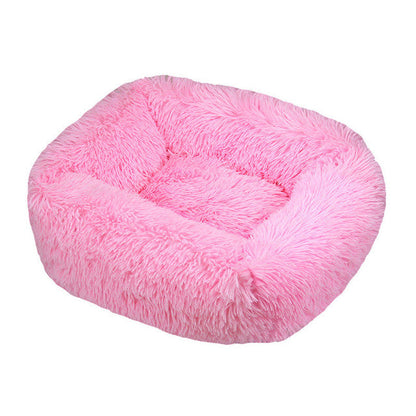 Comfortable Plush Pet Bed for Dogs and Cats