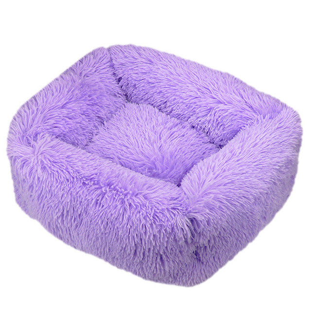 Comfortable Plush Pet Bed for Dogs and Cats
