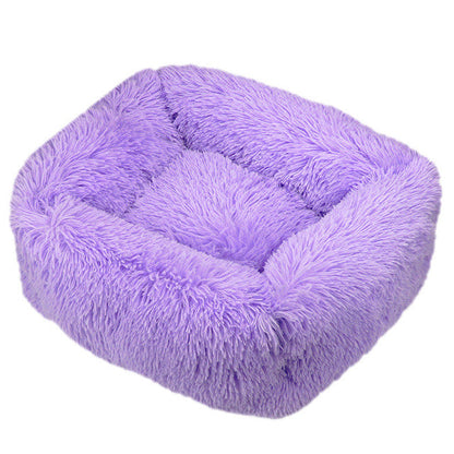 Comfortable Plush Pet Bed for Dogs and Cats