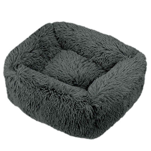 Comfortable Plush Pet Bed for Dogs and Cats