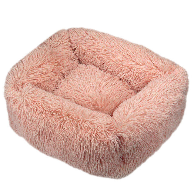 Comfortable Plush Pet Bed for Dogs and Cats
