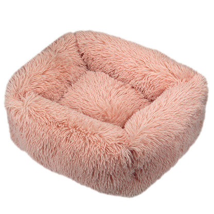 Comfortable Plush Pet Bed for Dogs and Cats