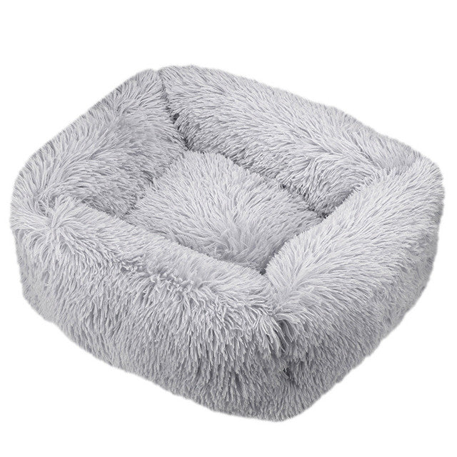 Comfortable Plush Pet Bed for Dogs and Cats