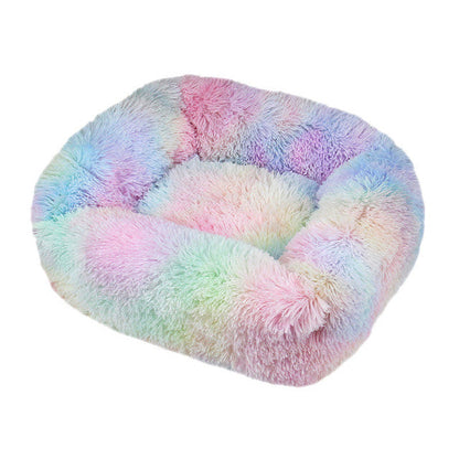Comfortable Plush Pet Bed for Dogs and Cats