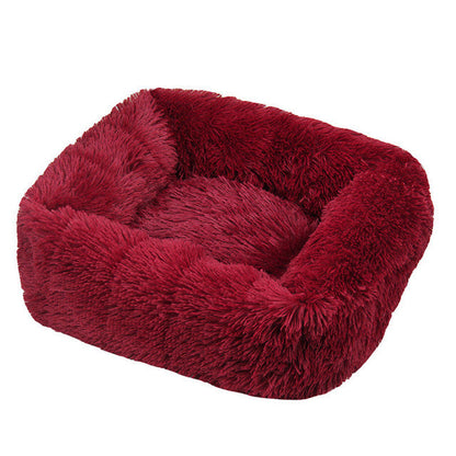 Comfortable Plush Pet Bed for Dogs and Cats