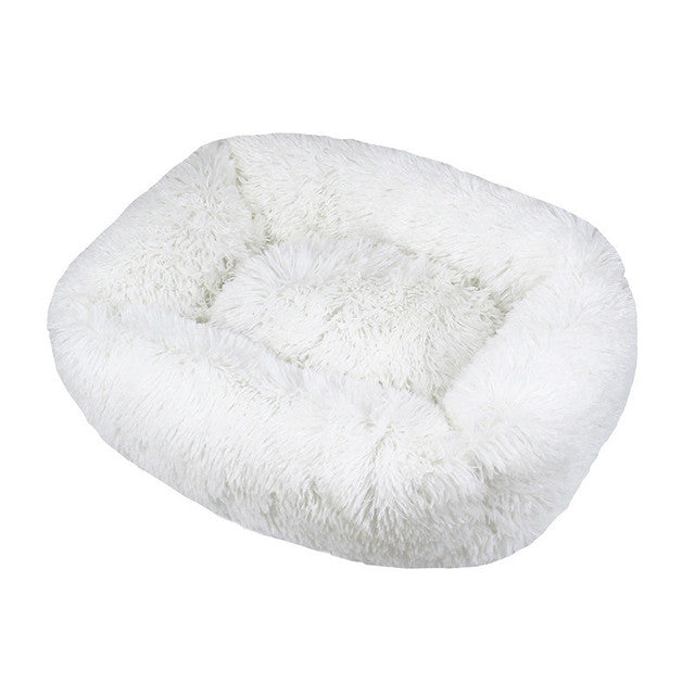 Comfortable Plush Pet Bed for Dogs and Cats