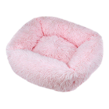 Comfortable Plush Pet Bed for Dogs and Cats