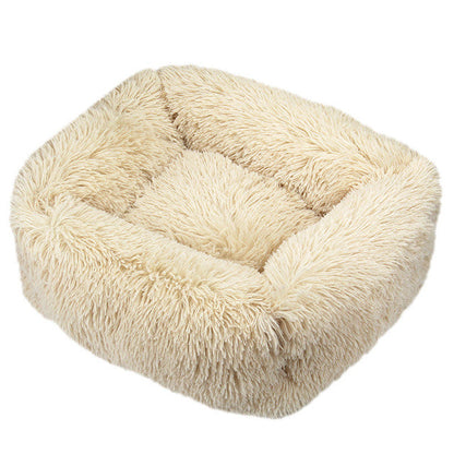 Comfortable Plush Pet Bed for Dogs and Cats
