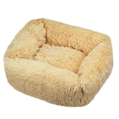 Comfortable Plush Pet Bed for Dogs and Cats